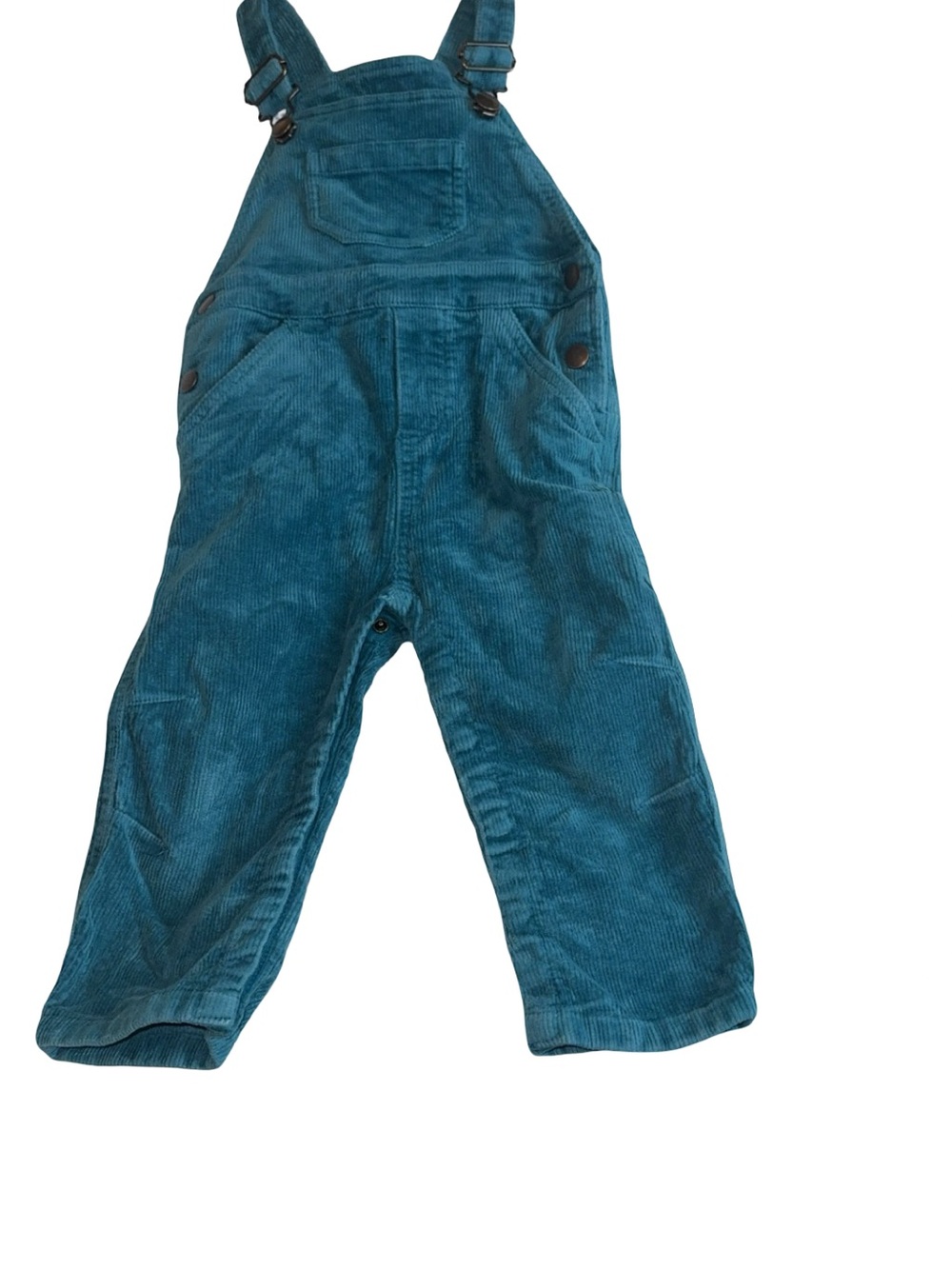 Hanna Andersson Teal Corduroy Kids Overalls